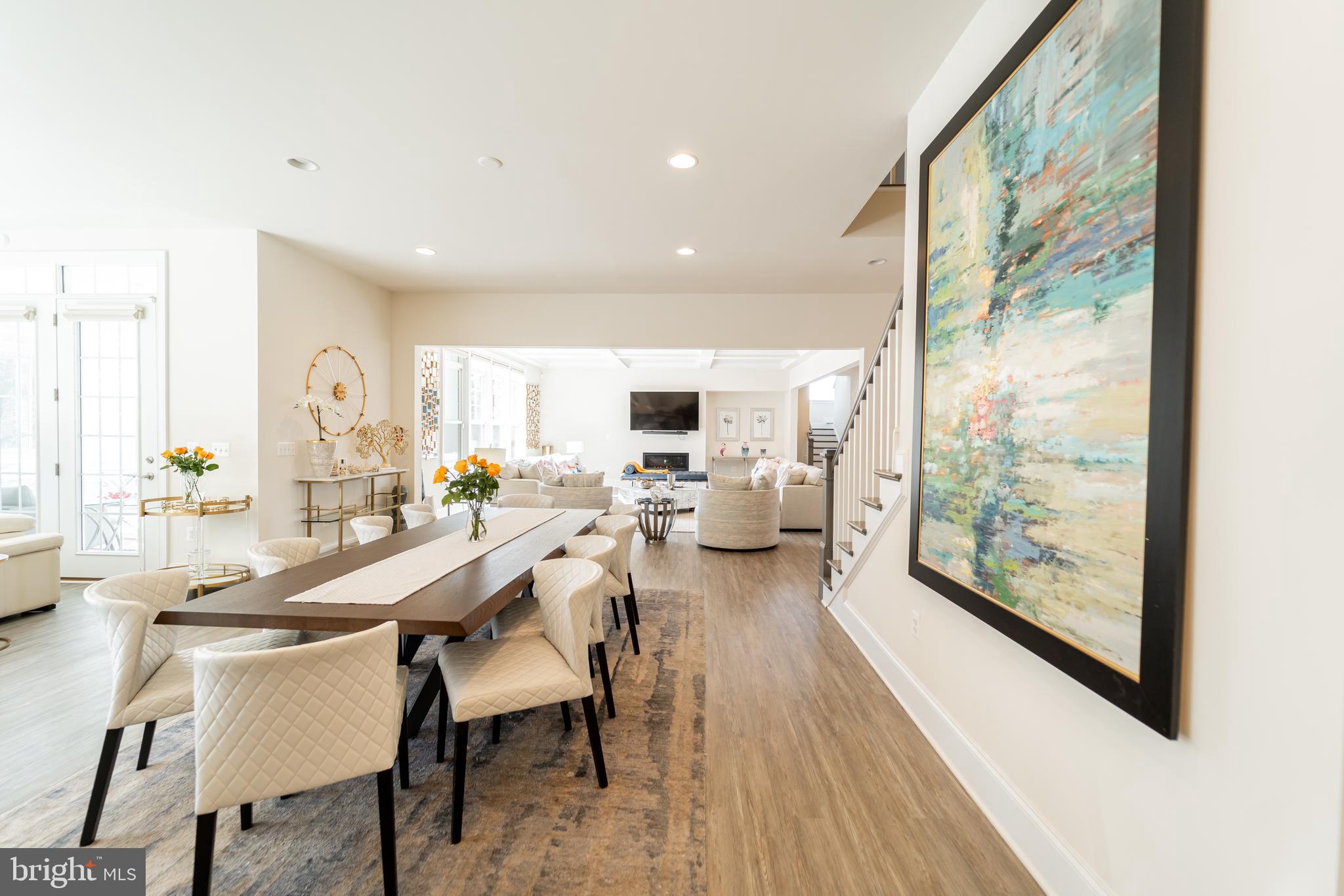 1059 Marmion Drive Herndon, VA 20170 - Photo 38 of 92 a view of a dining room with furniture window and wooden floor