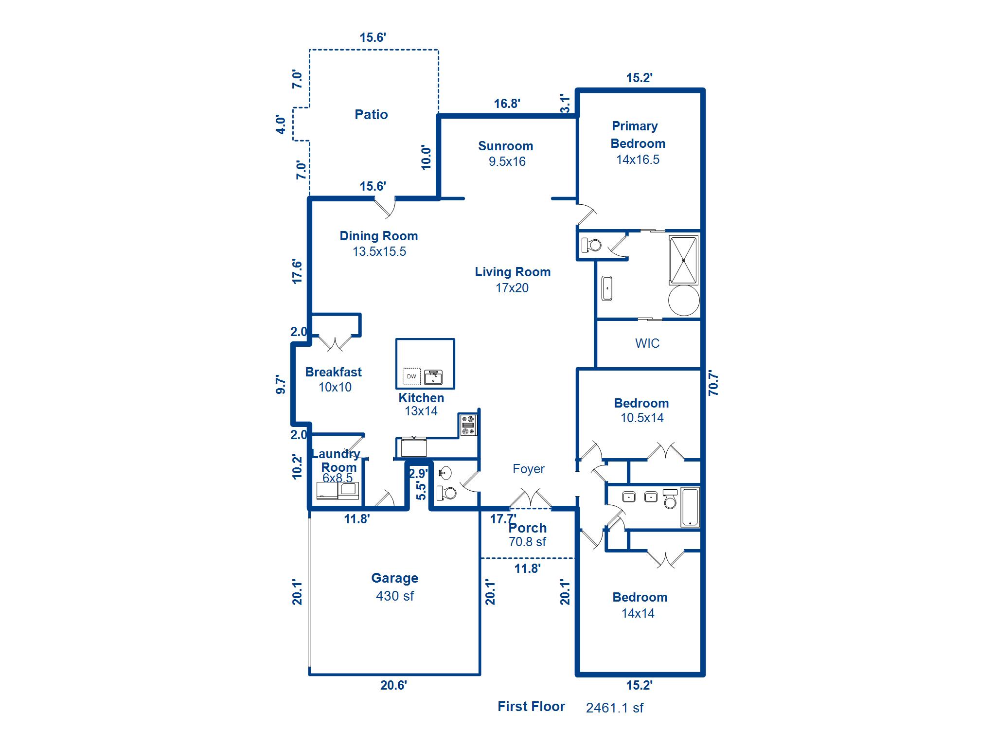 225 Camber Road Huger, SC 29450 - Photo 62 of 63 225 Camber Rd floor plan