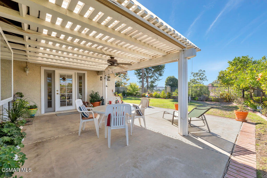 4331 Mill Valley Road Moorpark, CA 93021 - Photo 30 of 40 a building outdoor space with patio furniture and garden view