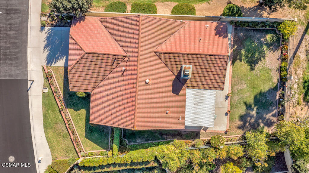 4331 Mill Valley Road Moorpark, CA 93021 - Photo 39 of 40 an aerial view of a house with swimming pool
