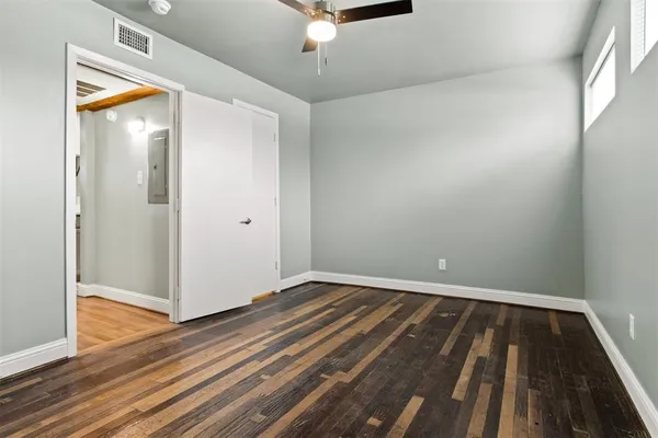 a view of wooden floor