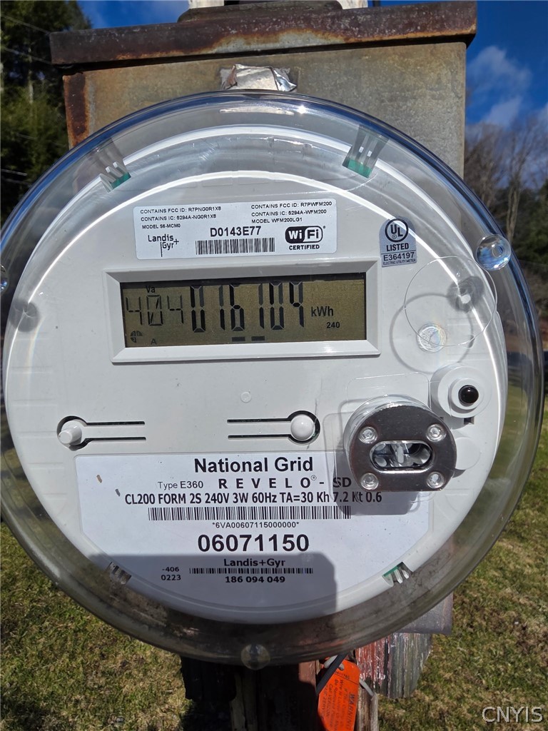 3312 Clute Road Blodgett Mills, NY 13738 - Photo 31 of 31 Electric meter
