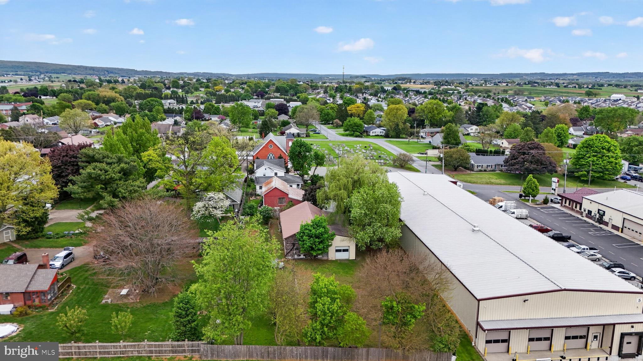 40 Queen Road Intercourse, PA 17529 - Photo 8 of 58 an aerial view of residential houses with outdoor space and trees