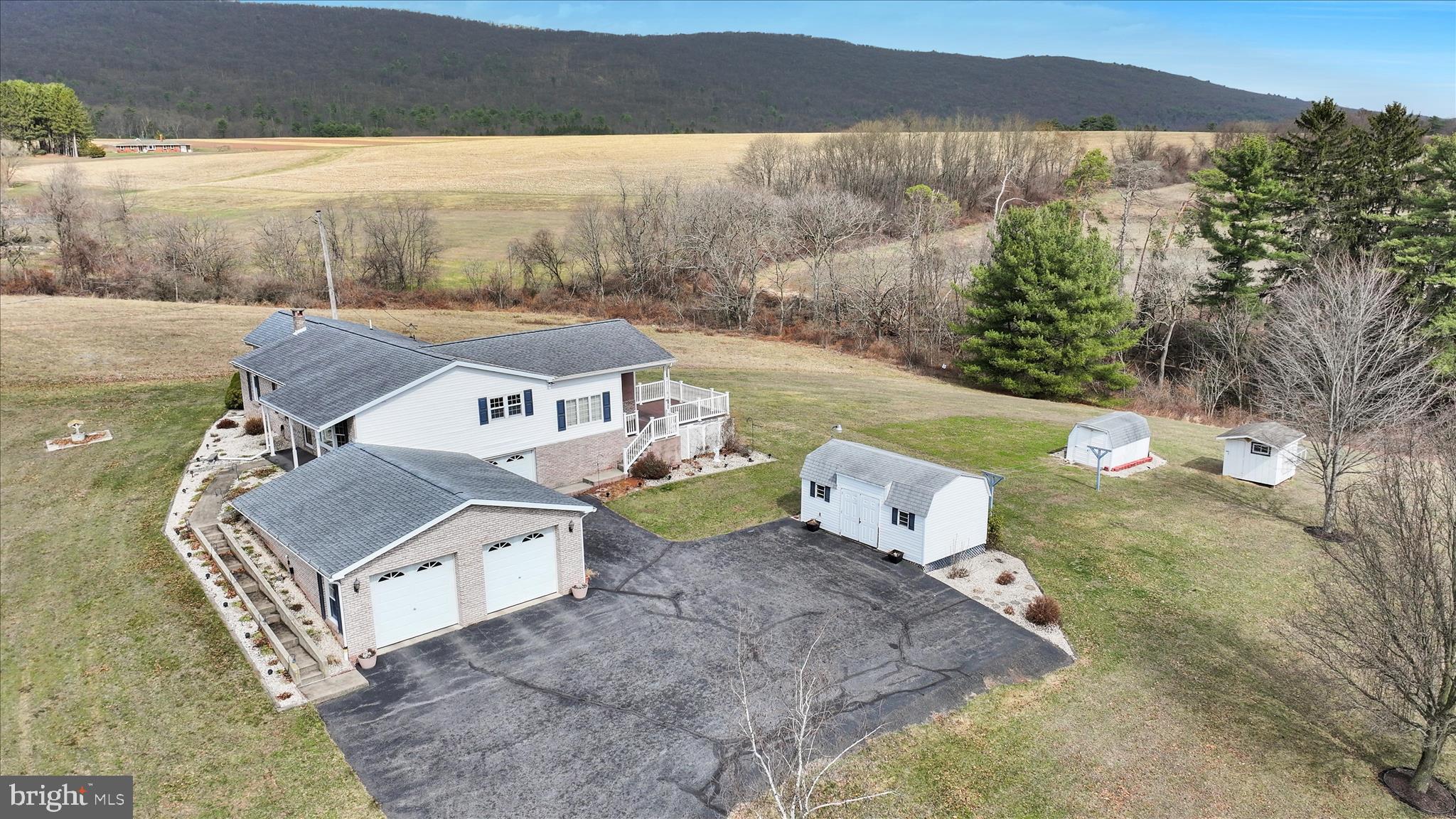 3 Coleman Road Hegins, PA 17938 - Photo 6 of 52 a view of a terrace with a yard