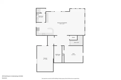 $2,695,000 | 4915 Northway Drive Northeast, Sandy Springs, GA 30342