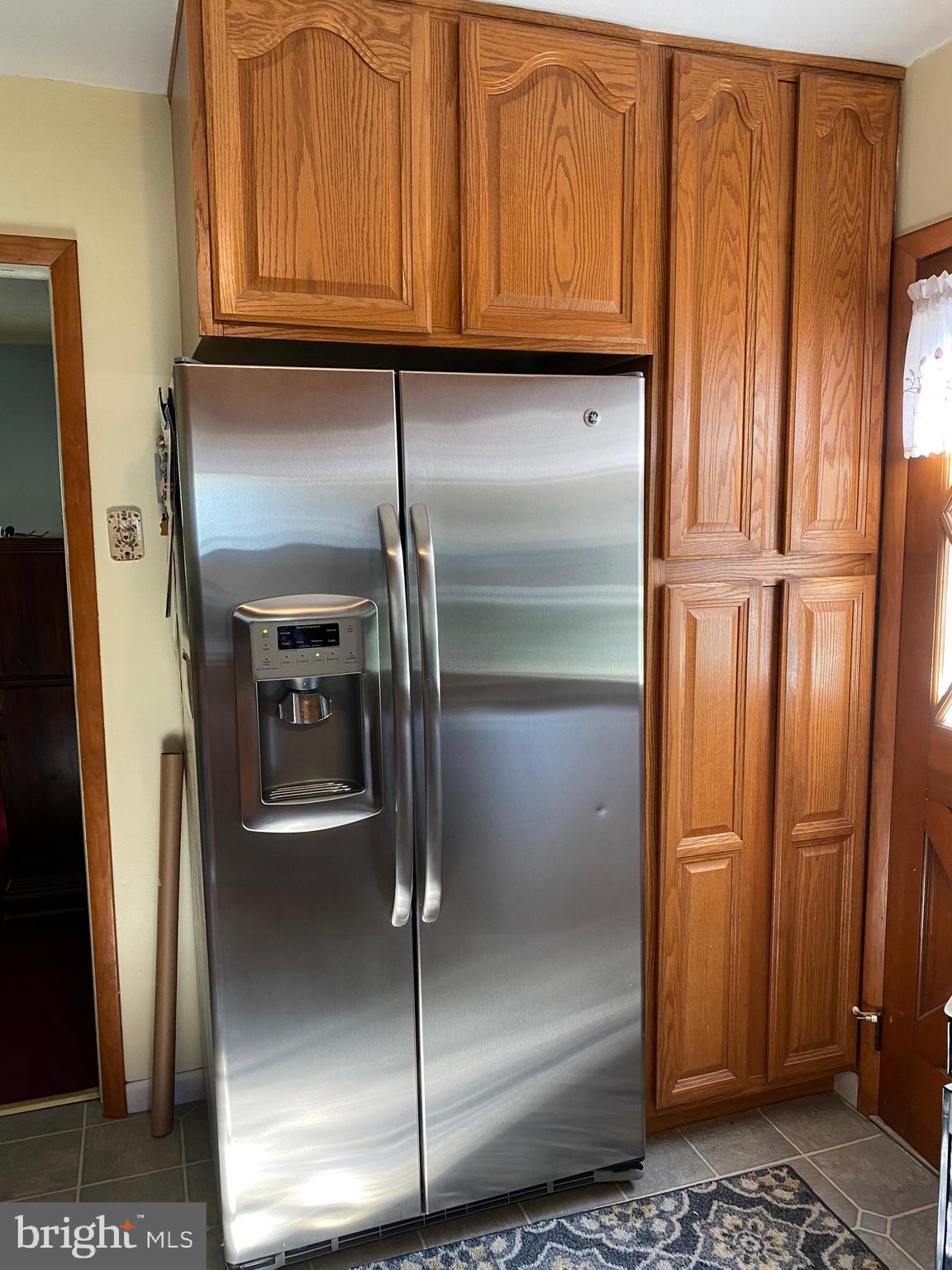 3114 Fallston Road Fallston, MD 21047 - Photo 7 of 15 Kitchen Pantry Cabinet & SS Refrigerator