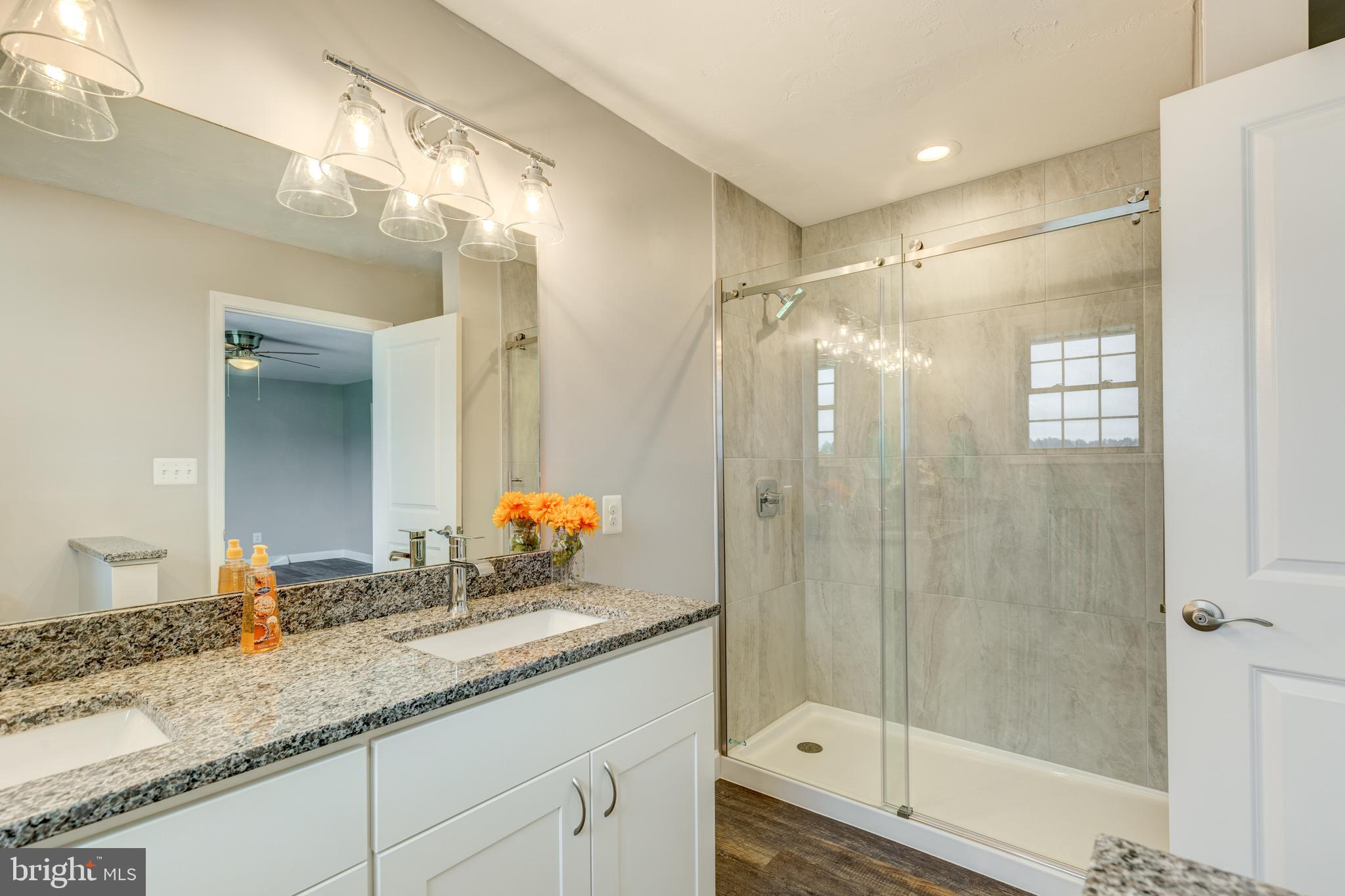 1222 Bachmans Valley Road Westminster, MD 21158 - Photo 36 of 61 Master bath w/ double vanity and large tile shower