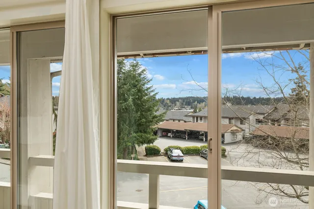 a window with lake view