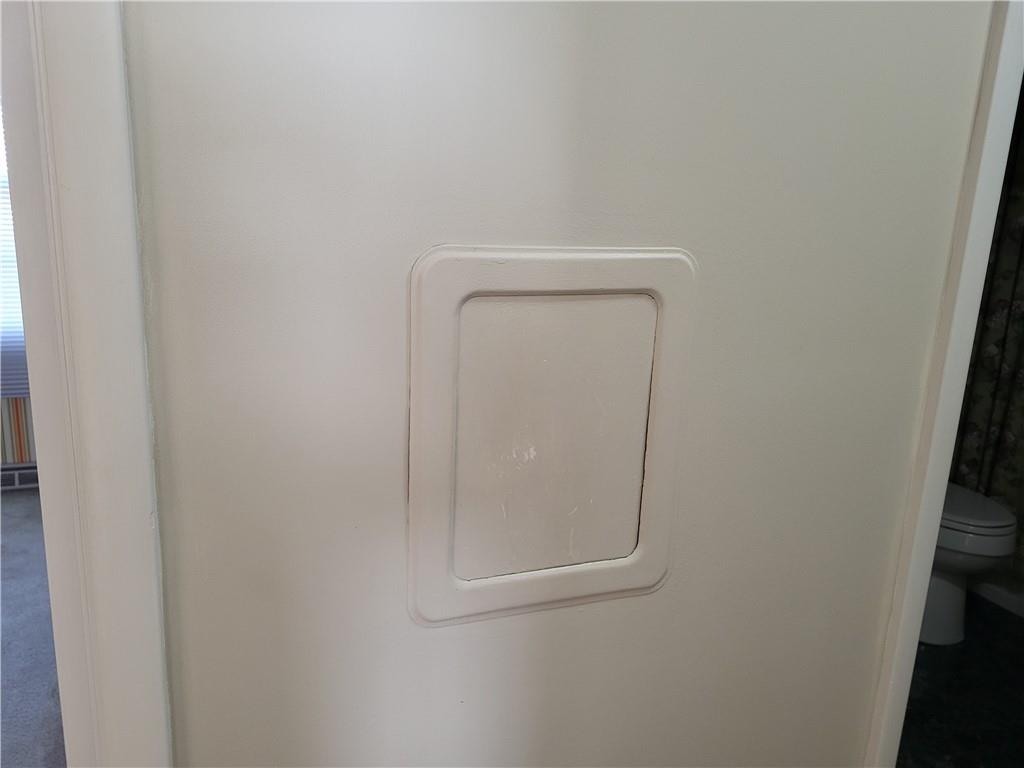 117 Farmington Drive Butler, PA 16001 - Photo 25 of 36 Nostalgic Laundry Chute in Upstairs Hallway