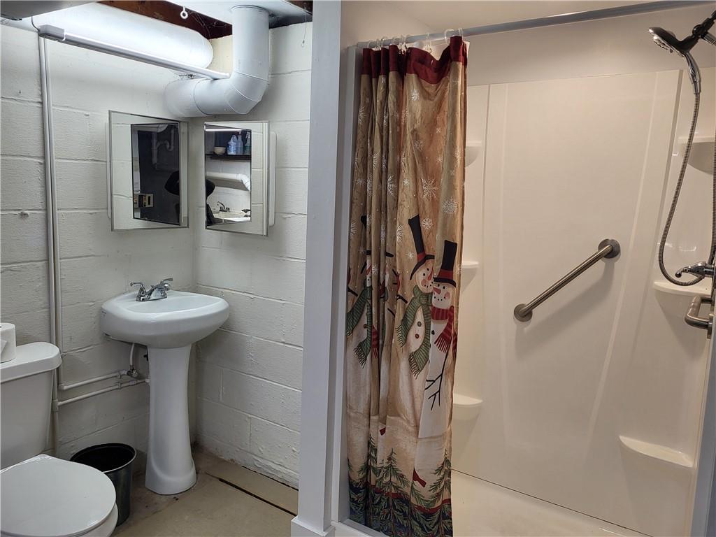 117 Farmington Drive Butler, PA 16001 - Photo 32 of 36 Third Full Bath with Walk-In Shower ~ Lower Level