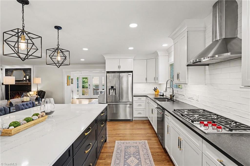 4517 Tower Road Greensboro, NC 27410 - Photo 13 of 35 Wolf and Kitchenaid appliances