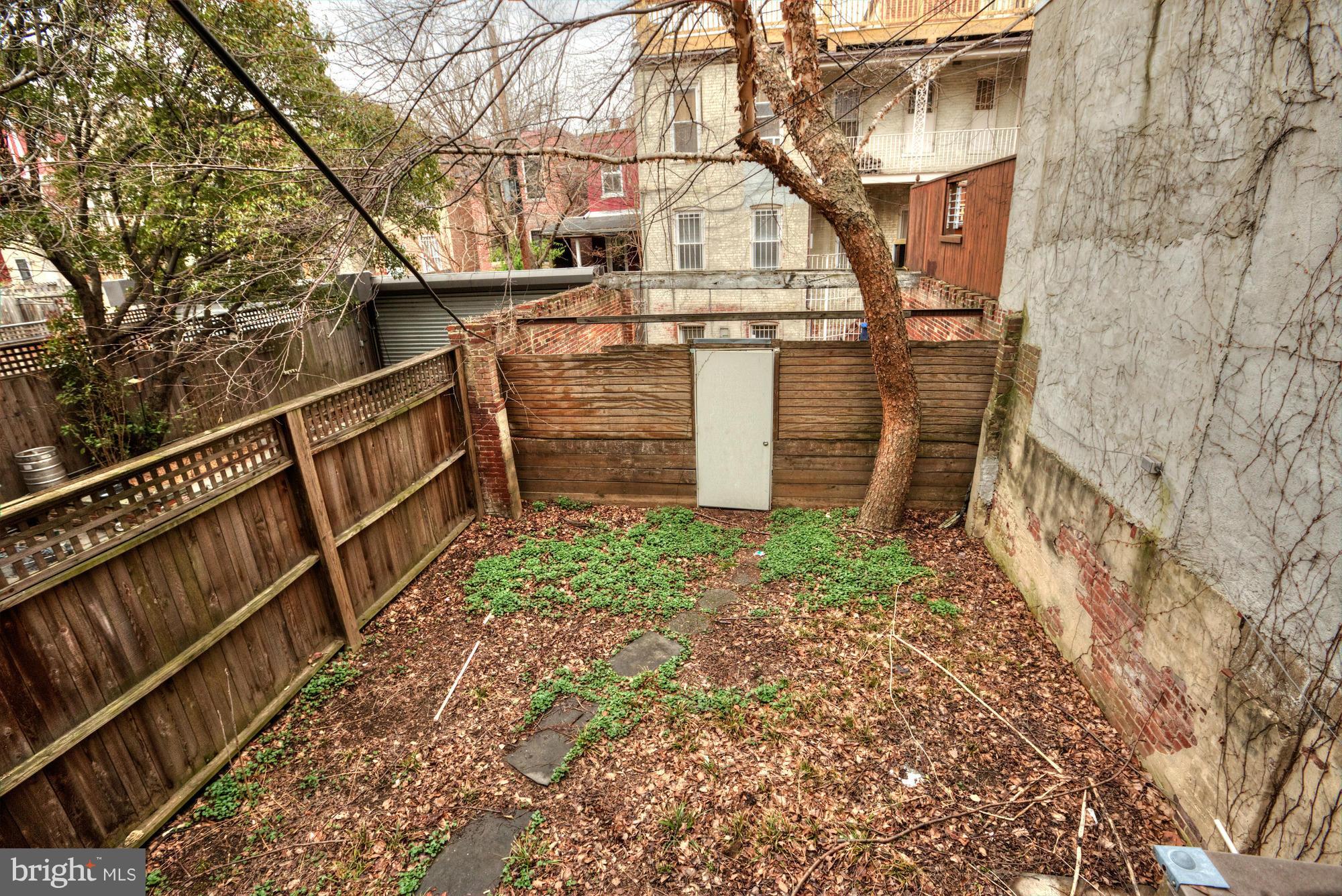 1305 Q Street Northwest Washington, DC 20009 - Photo 22 of 23 Towards rear yard, with parking for 2