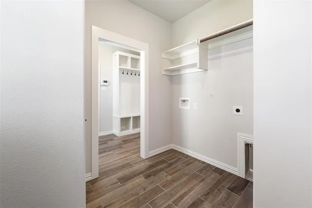 a view of wooden floor