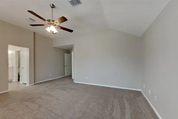 a view of an empty room
