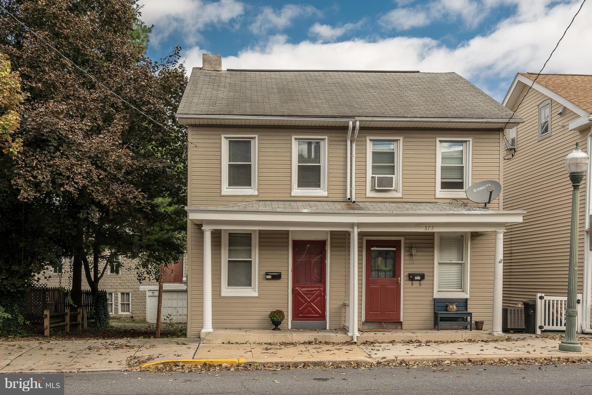 375 East Main Street Lititz, PA 17543 - Photo 1 of 27 Clean semi detached in downtown Lititz (left)