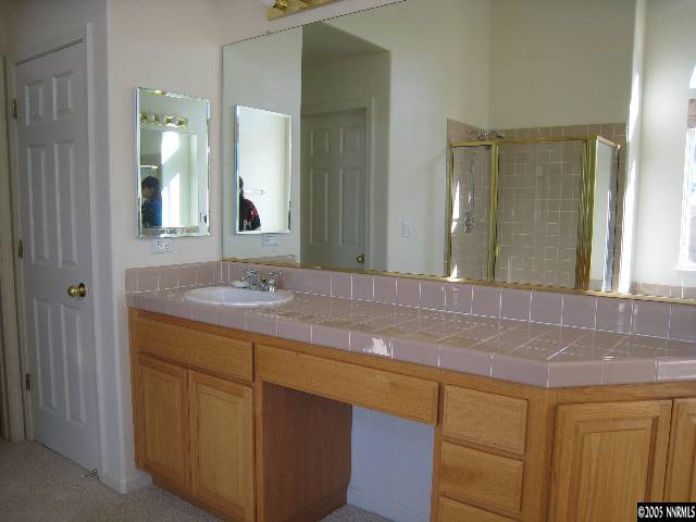 4522 Goodwin Road Sparks, NV 89436 - Photo 6 of 9 a bathroom with a sink and a mirror