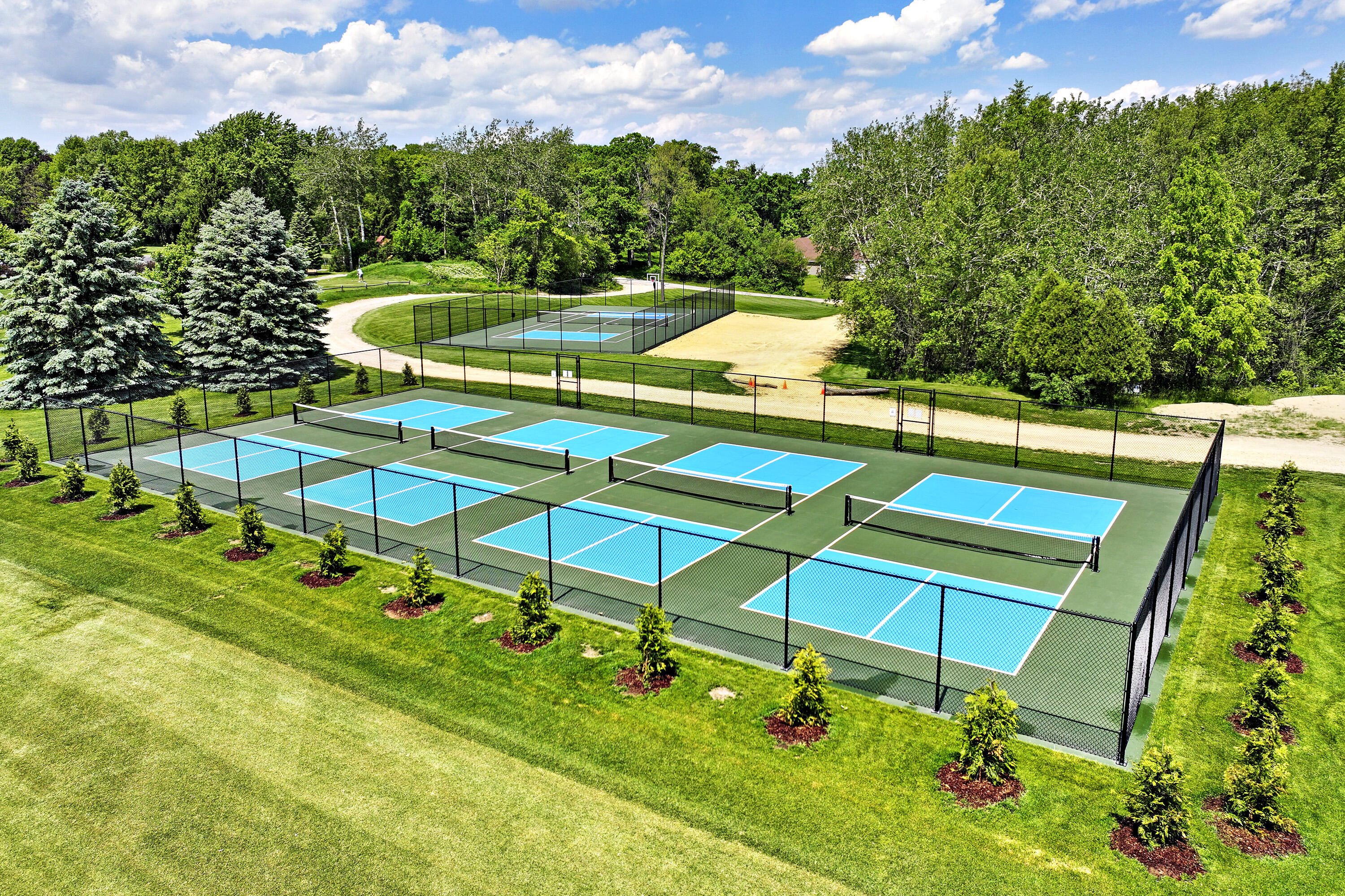 392 County Road B Fontana, WI 53125 - Photo 70 of 75 Plenty of court space for pickleball enthusiasts