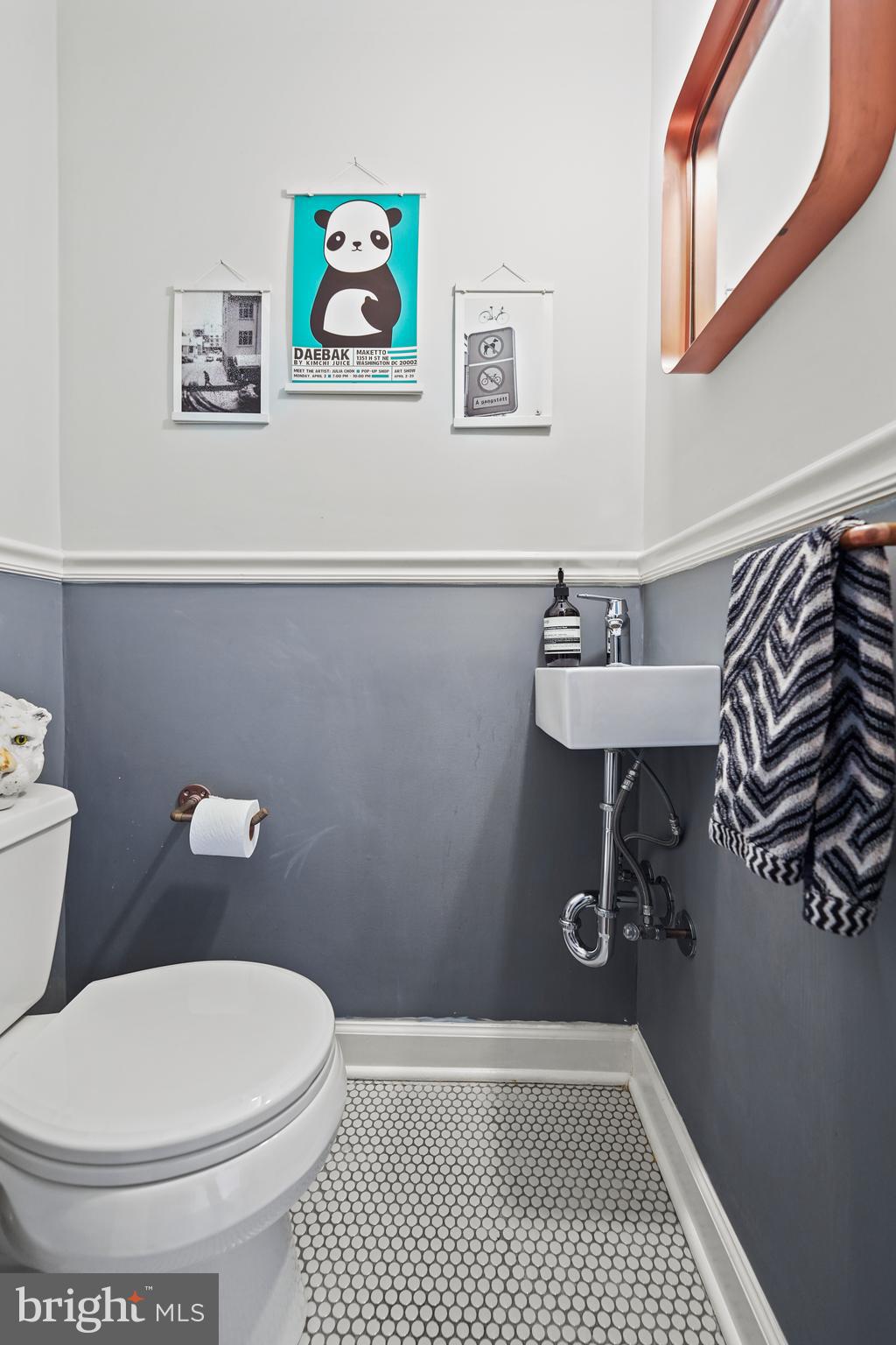 1621 Rosedale Street Northeast Washington, DC 20002 - Photo 16 of 39 Powder room added in 2017.