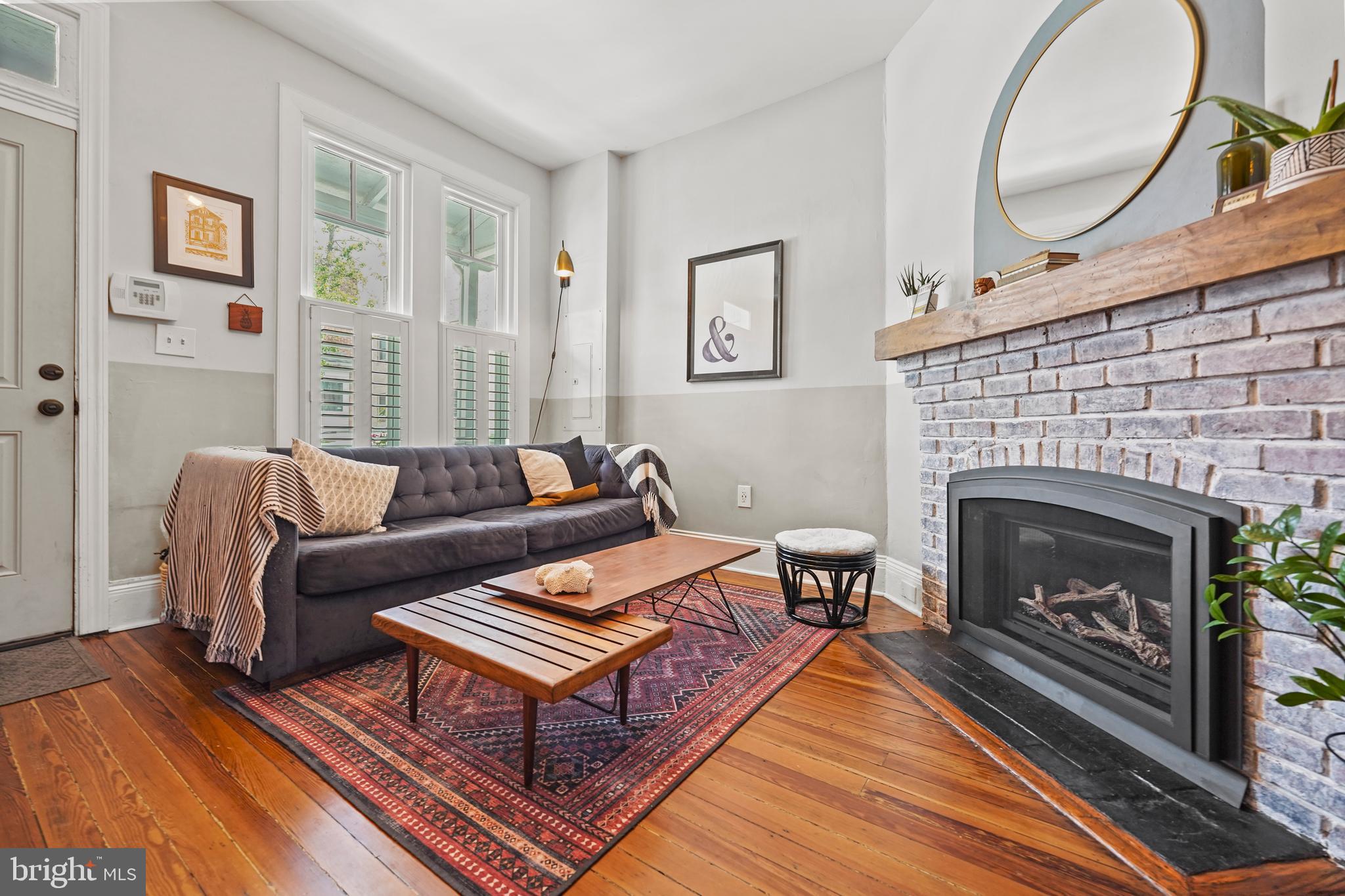 1621 Rosedale Street Northeast Washington, DC 20002 - Photo 8 of 39 Gas fireplace installed in 2019 + serviced 2021.