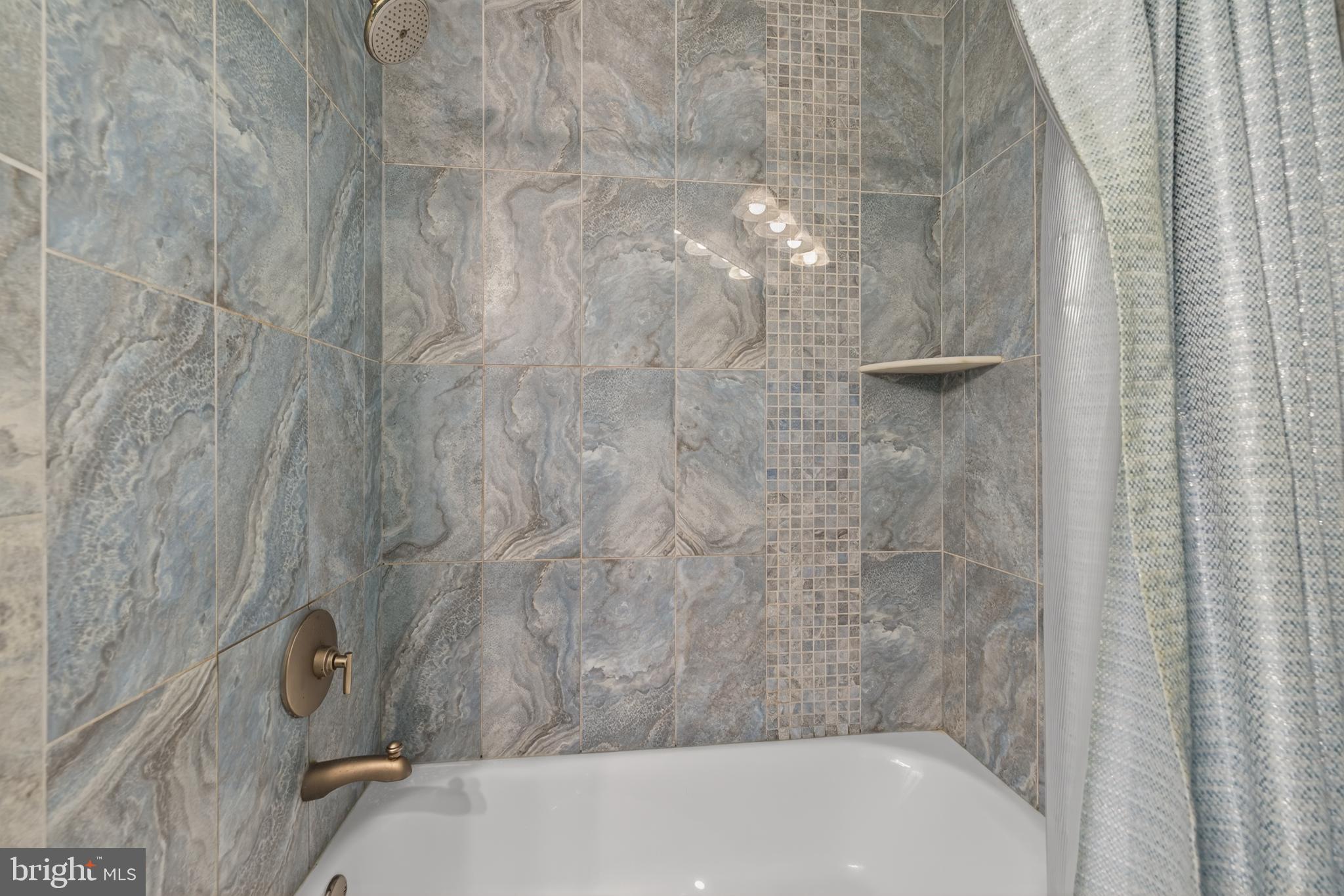 910 Windbrooke Drive, Unit 910 Gaithersburg, MD 20879 - Photo 18 of 20 Elegant tiled shower with modern fixtures.