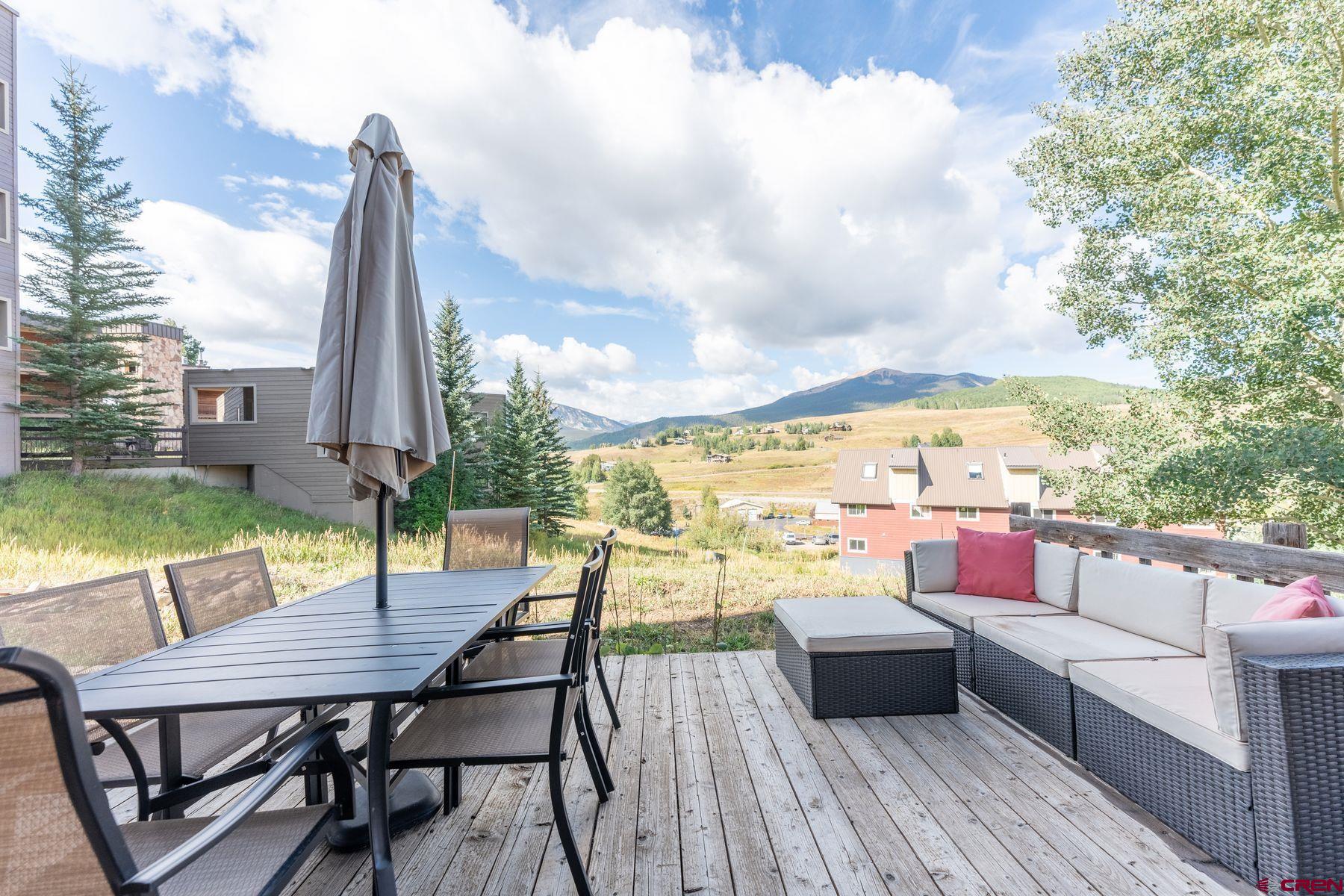 31 Castle Road, Unit 1 Crested Butte, CO 81225 - Photo 22 of 34 a view of deck with patio