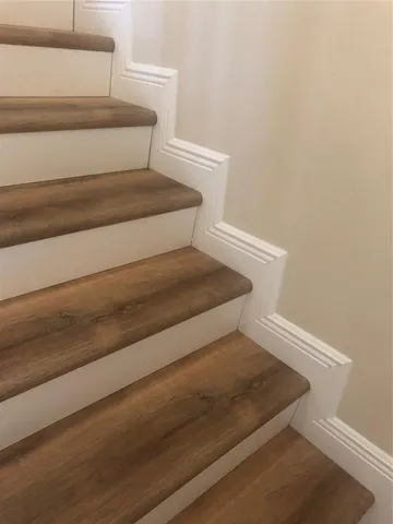 a close view of closet