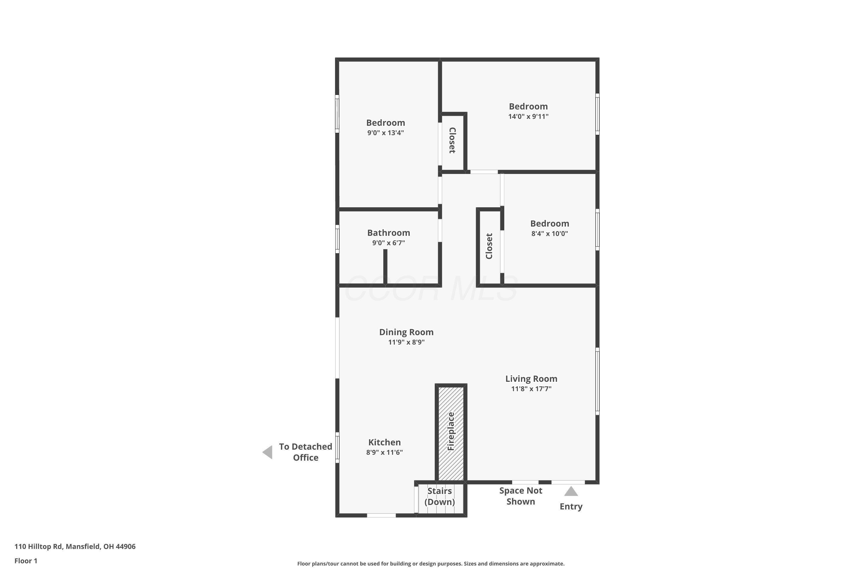 110 Hilltop Road Mansfield, OH 44906 - Photo 3 of 39 Floor-1
