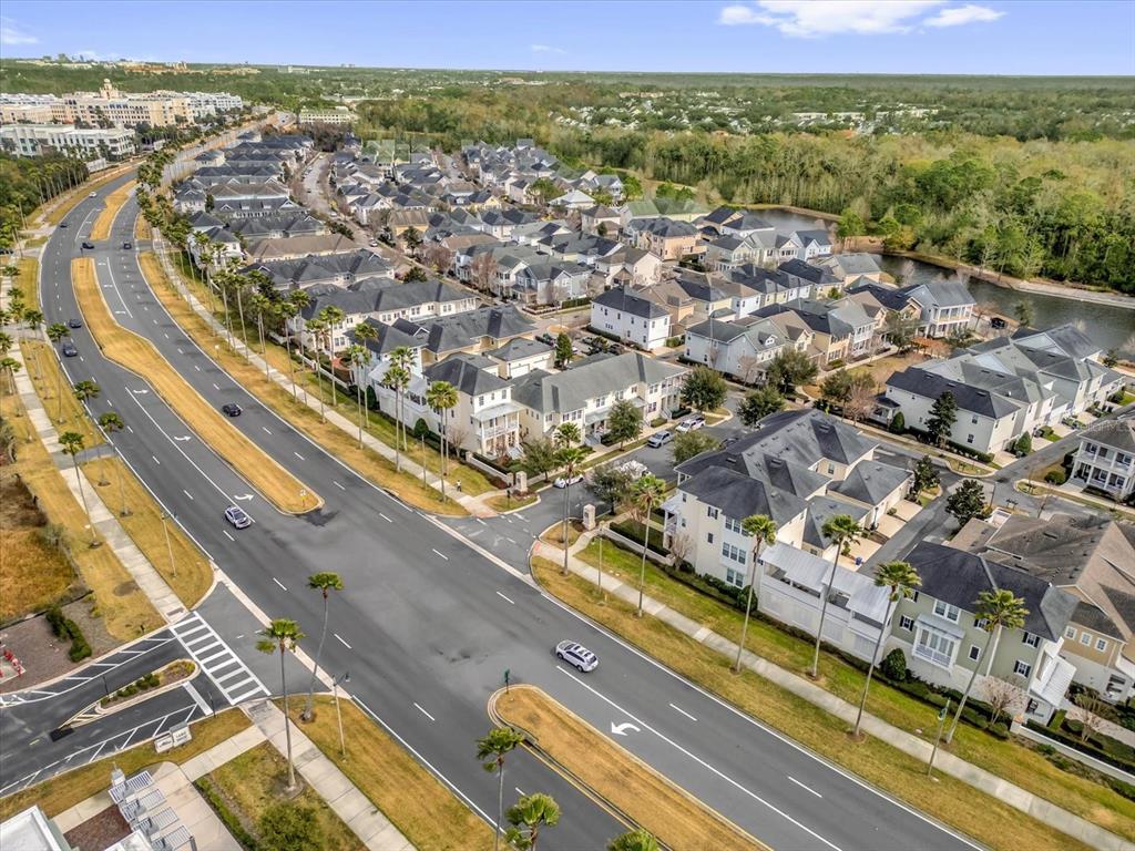 1547 Resolute Street Celebration, FL 34747 - Photo 34 of 40 an aerial view of residential houses with outdoor space