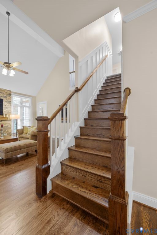 11518 Barrows Ridge Lane Chesterfield, VA 23838 - Photo 25 of 41 a view of entryway and hall with wooden floor
