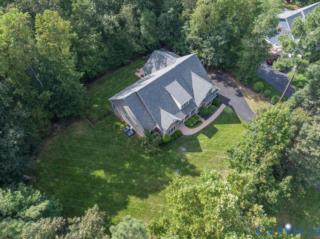 11518 Barrows Ridge Lane Chesterfield, VA 23838 - Photo 39 of 41 an aerial view of a house with a yard