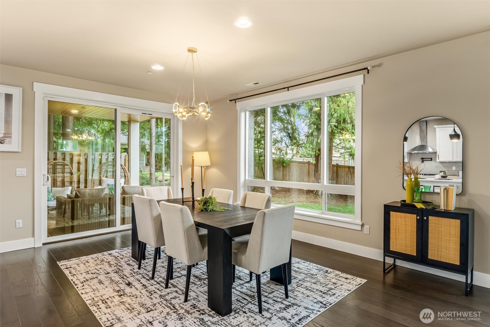21707 2nd Avenue Southeast Bothell, WA 98021 - Photo 13 of 37 a view of a dining room with furniture window and outside view