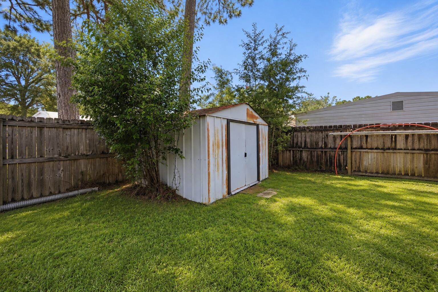 5925 Wind Trace Road Crestview, FL 32536 - Photo 38 of 46 Storage Shed!