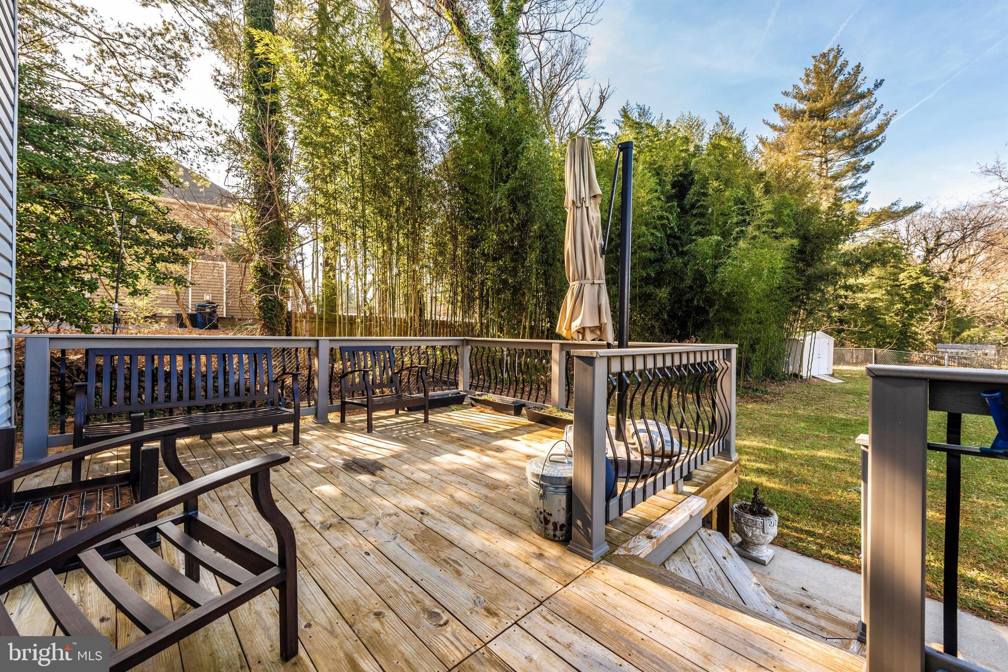 6140 Bartonsville Road Frederick, MD 21704 - Photo 17 of 60 Custom deck with iron rails