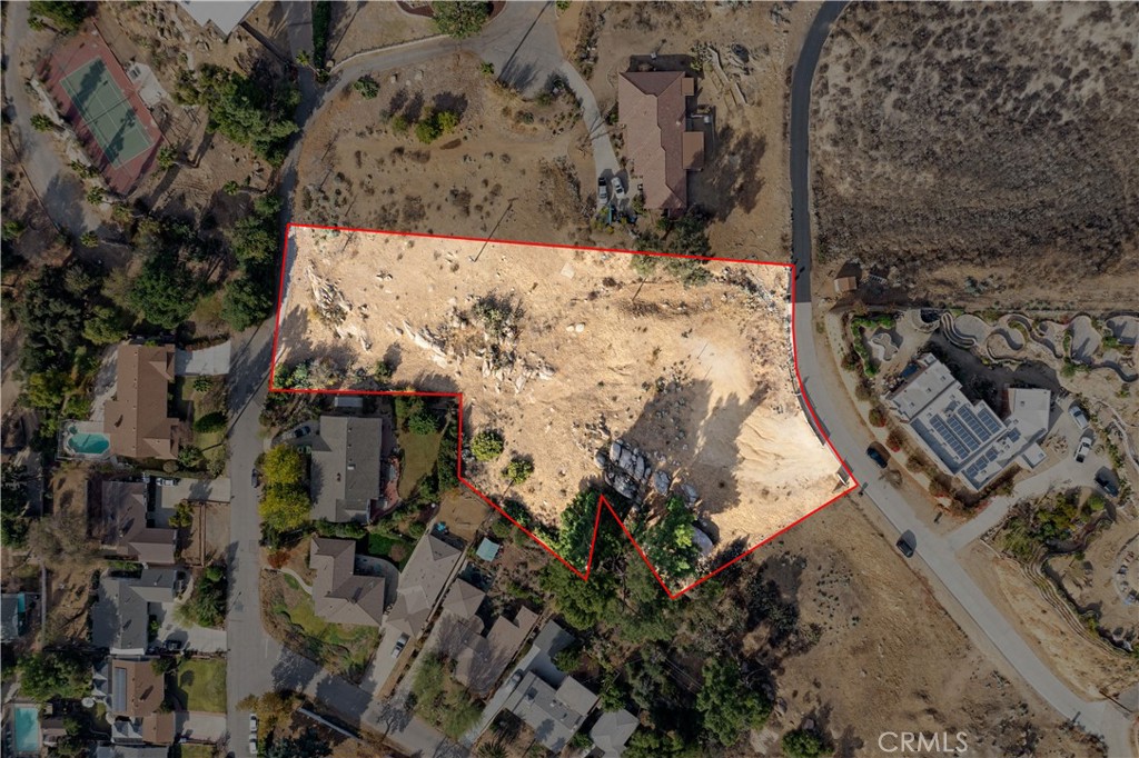 2935 Galaxie Heights Road Riverside, CA 92507 - Photo 23 of 35 an aerial view of a house with a yard