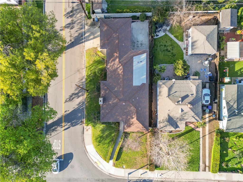 4693 Central Riverside, CA 92506 - Photo 30 of 31 an aerial view of a house with a swimming pool