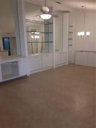 a view of empty room