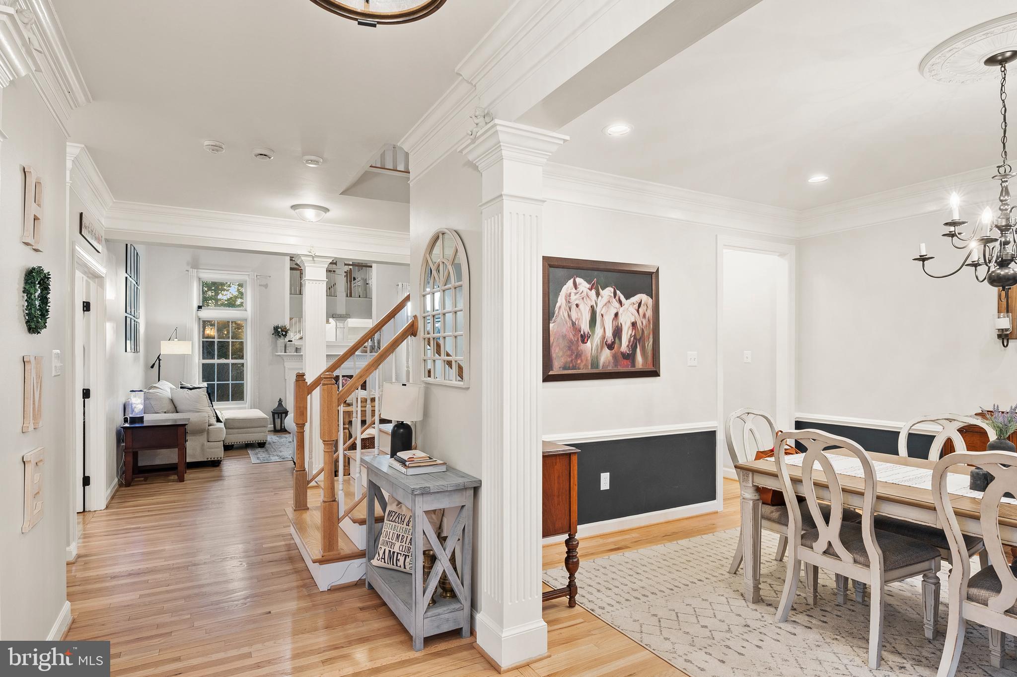 9916 Founders Way Damascus, MD 20872 - Photo 5 of 53 a dining room with furniture and entryway
