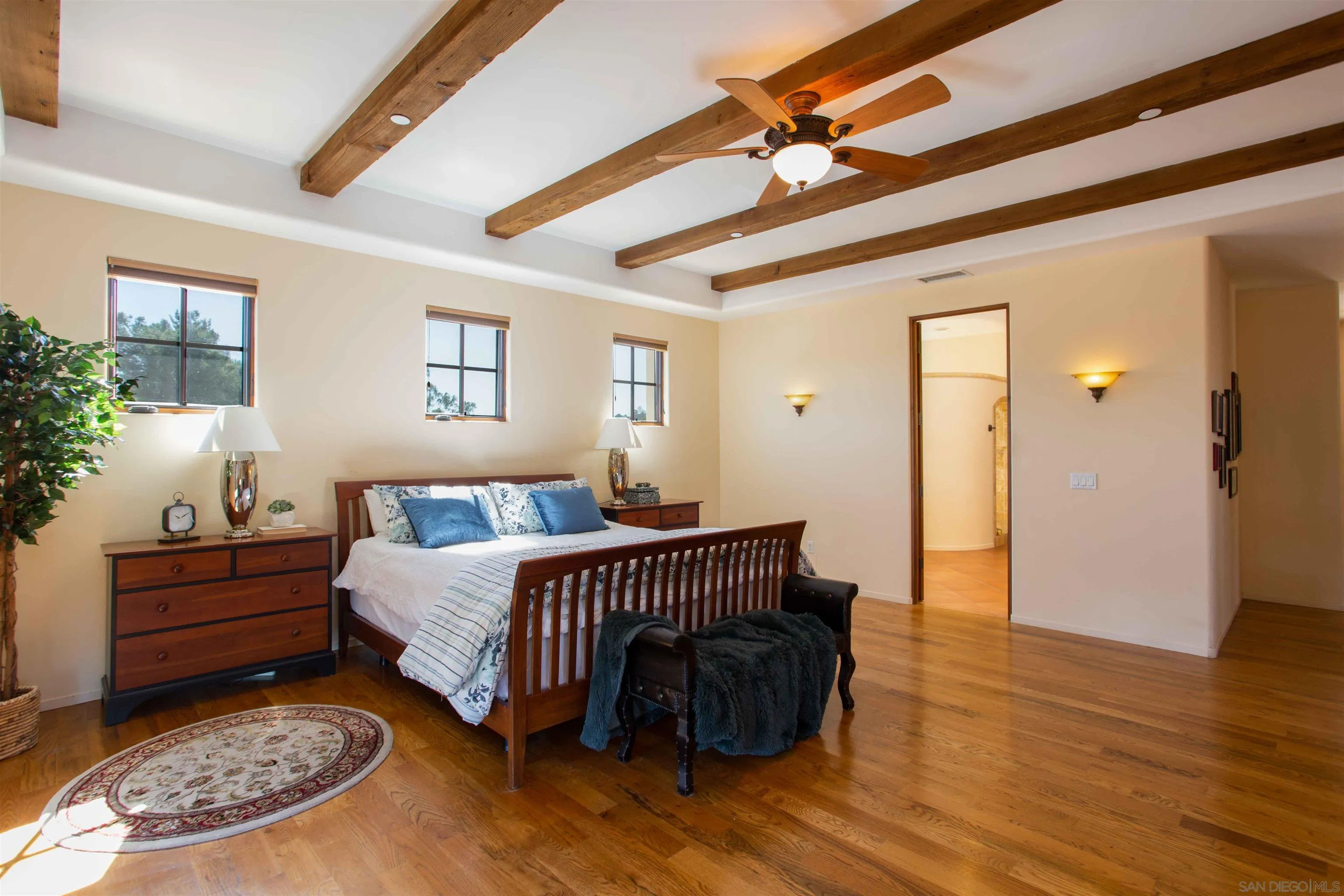 2624 Lone Jack Road Encinitas, CA 92024 - Photo 13 of 37 a bed room with a bed and a window