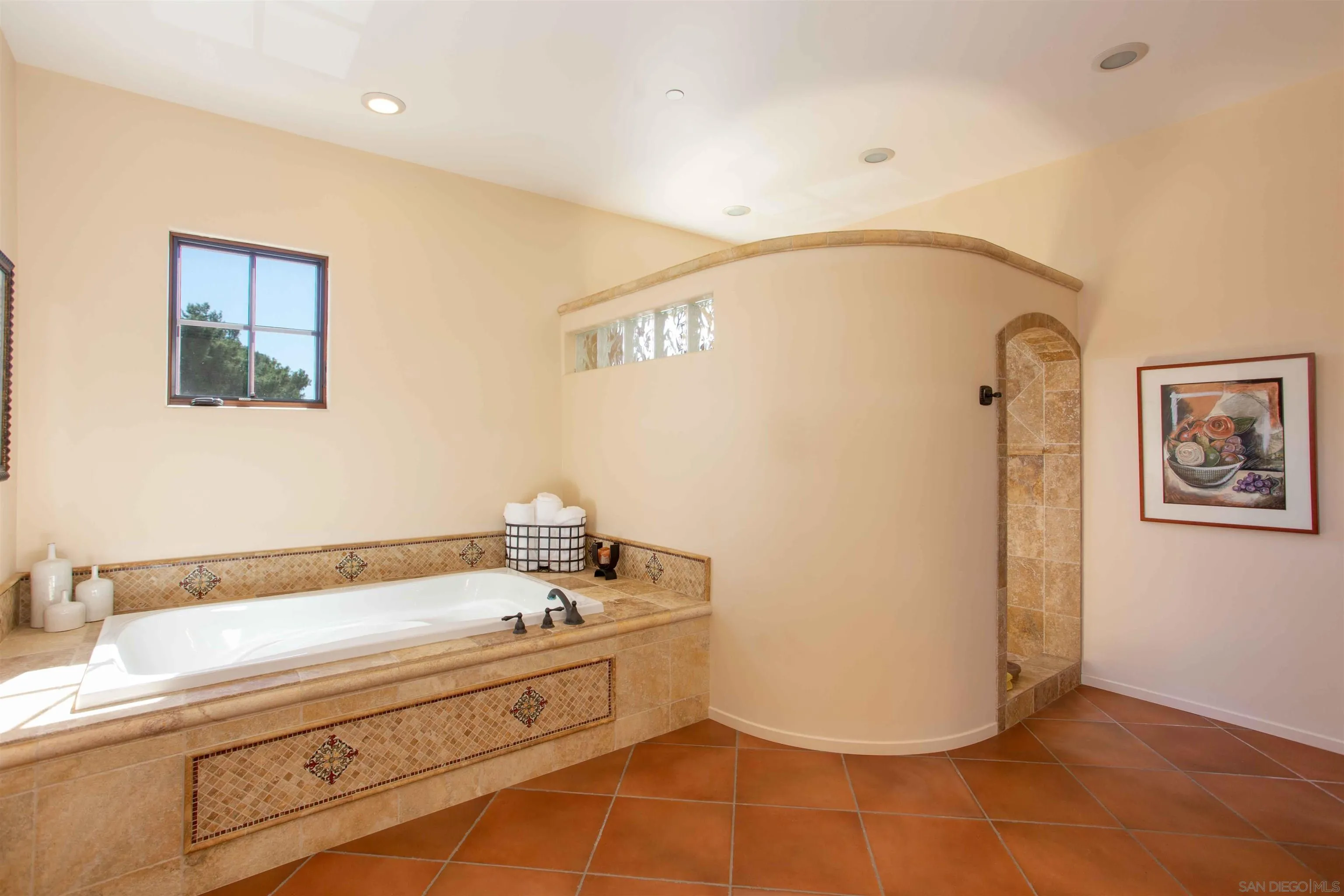 2624 Lone Jack Road Encinitas, CA 92024 - Photo 21 of 37 a spacious bathroom with a bathtub and shower