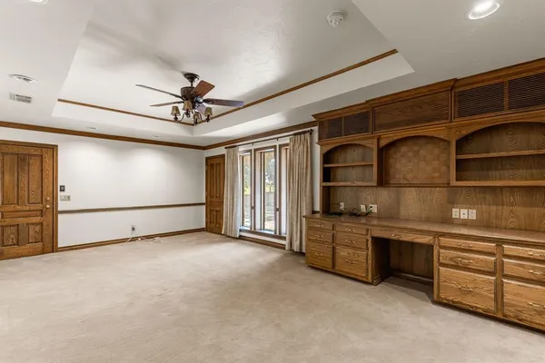 a view of room with furniture