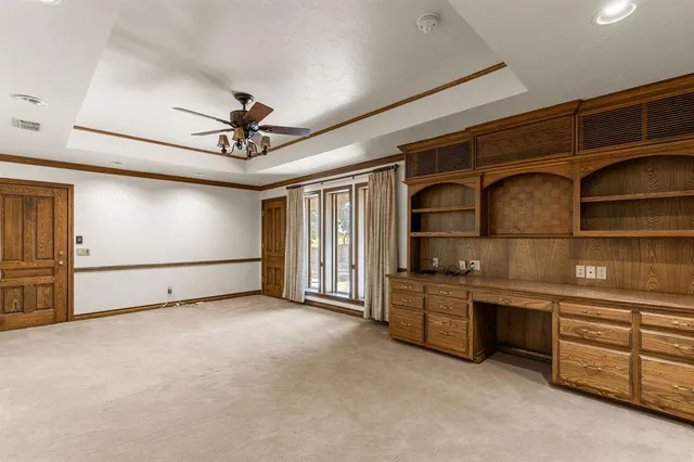 a view of room with furniture