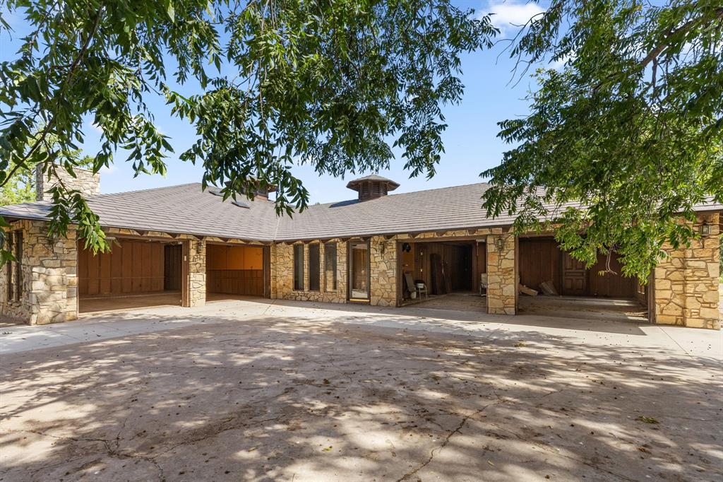 1602 Cedar Street Megargel, TX 76374 - Photo 37 of 40 Rear Entrance to 2 Double Garages