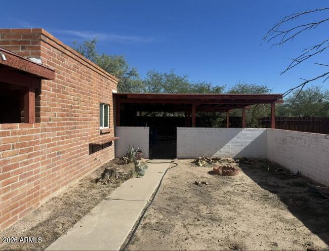 4260 West Mars Street Tucson, AZ 85741 - Photo 2 of 15 a view of backyard with seating space