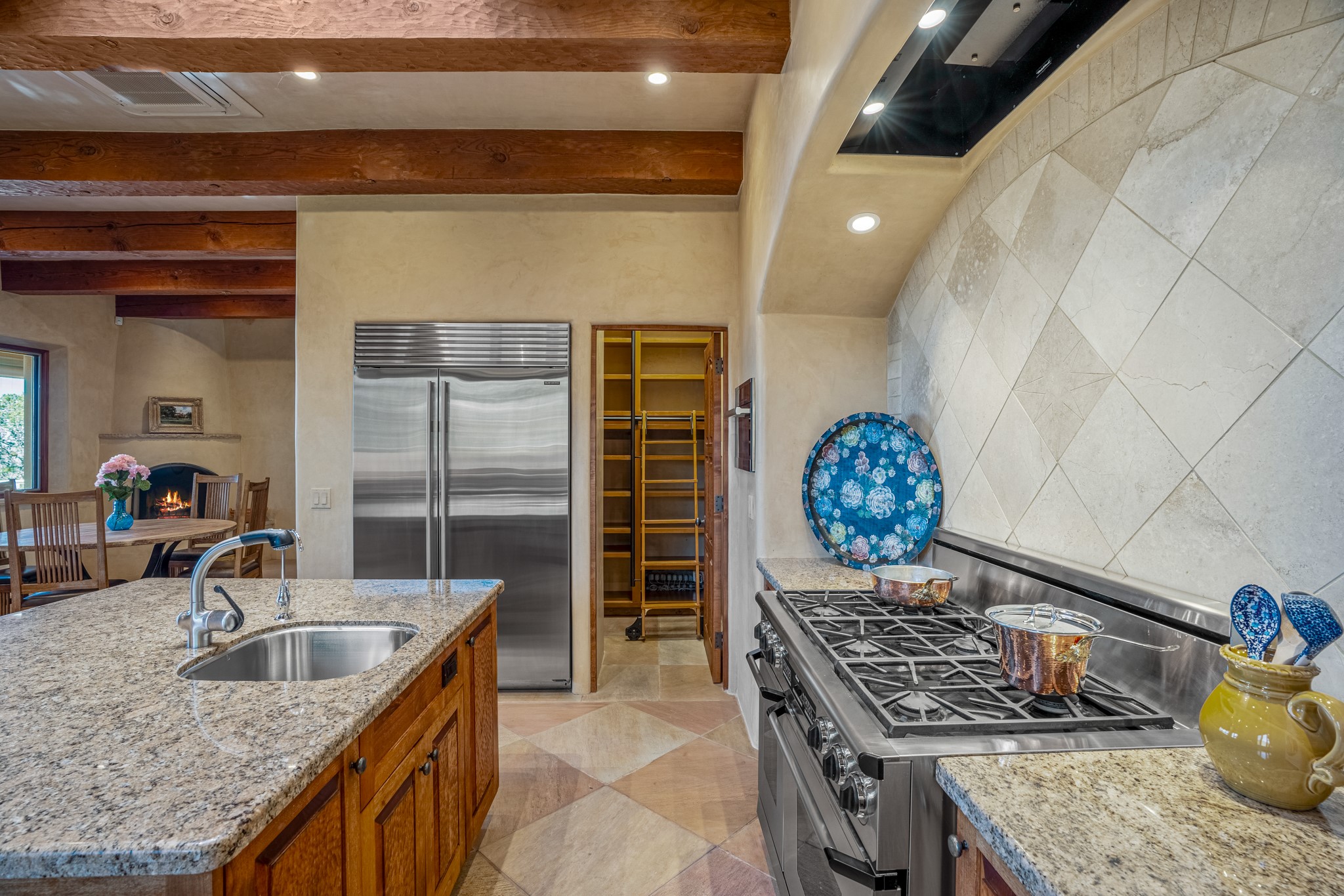 243 Double Arrow Road Santa Fe, NM 87505 - Photo 7 of 43 Kitchen and large pantry