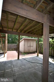 a view of porch with furniture
