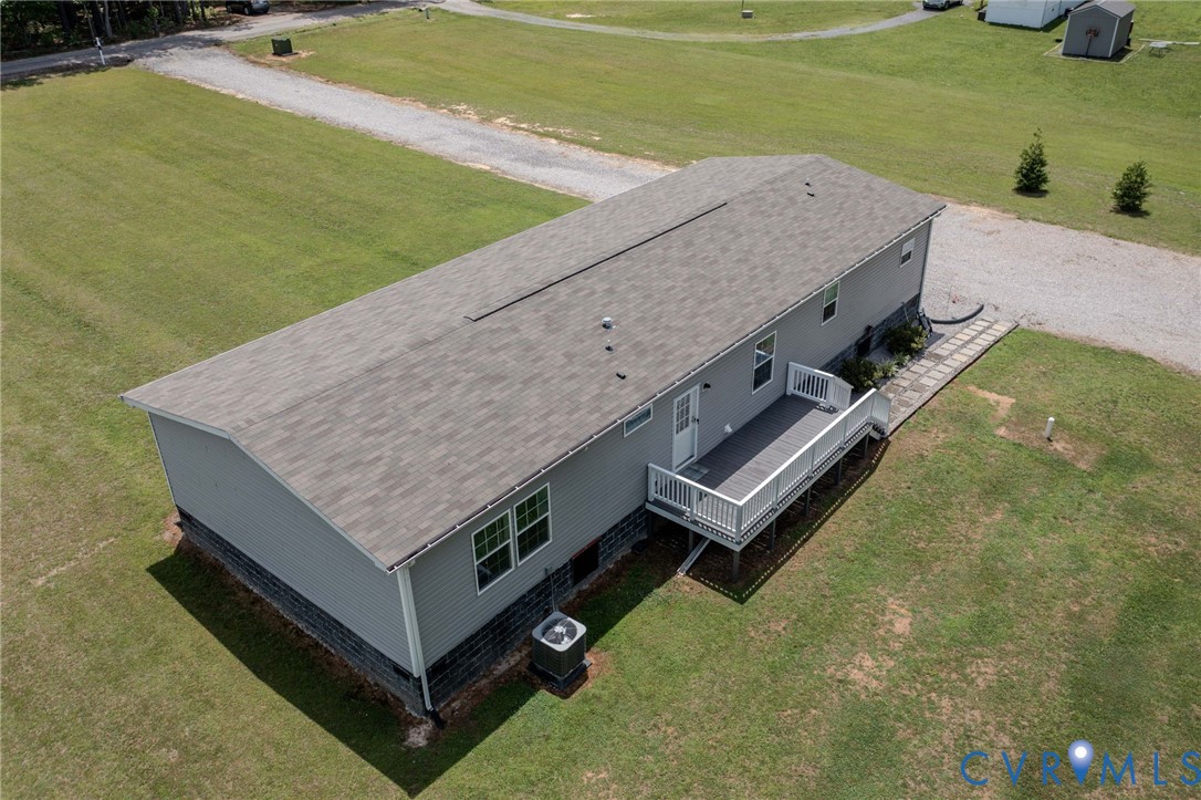 8952 White Oak Church Road Wilsons, VA 23894 - Photo 7 of 37 Aerial Rear