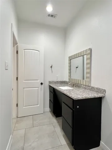 a view of a yard and porch