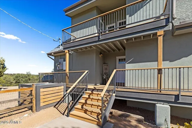 a view of city and mountain