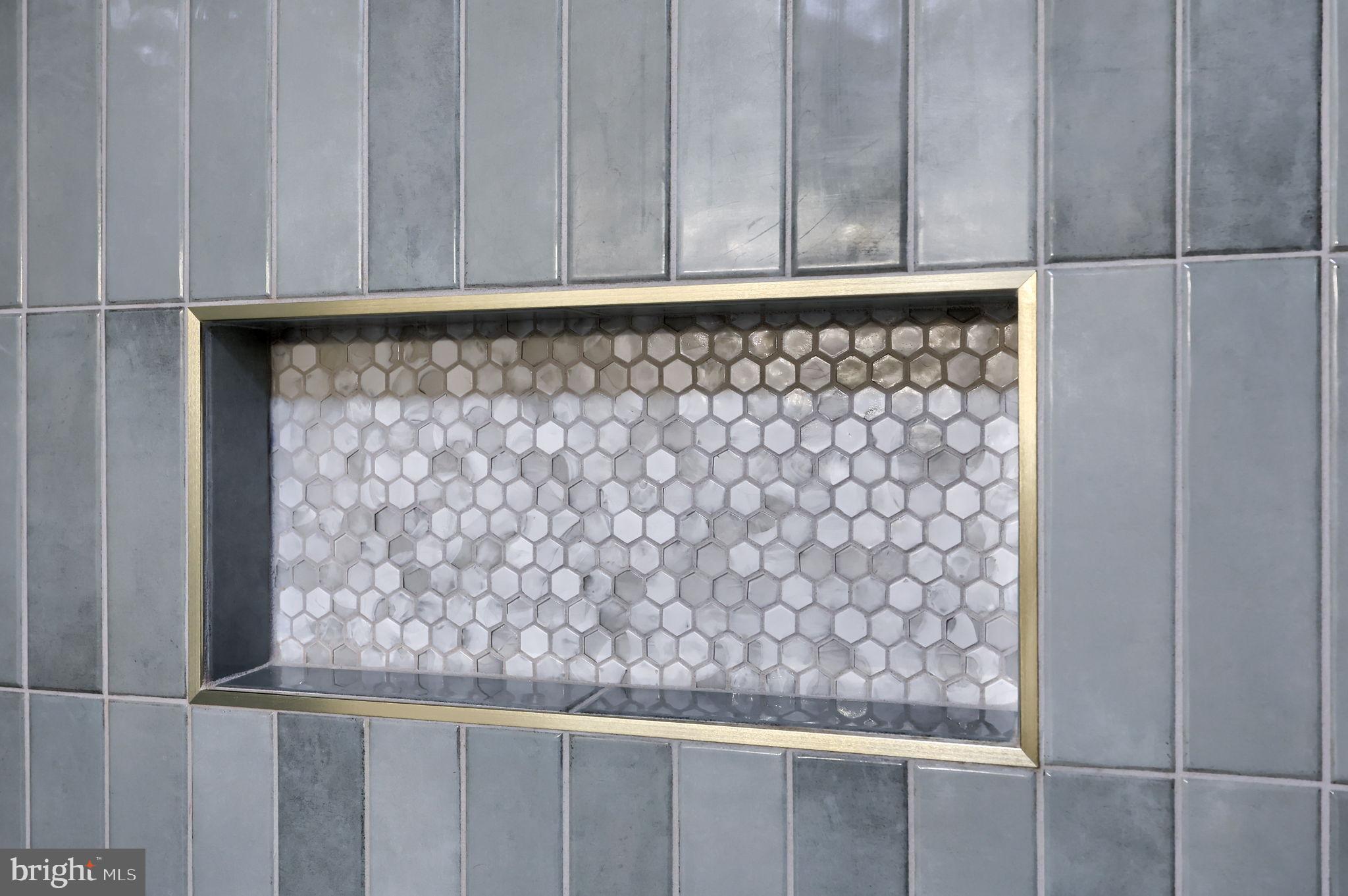 116 Ironmaster Road Lebanon, PA 17042 - Photo 34 of 64 Elegant tile niche with hexagonal accents.