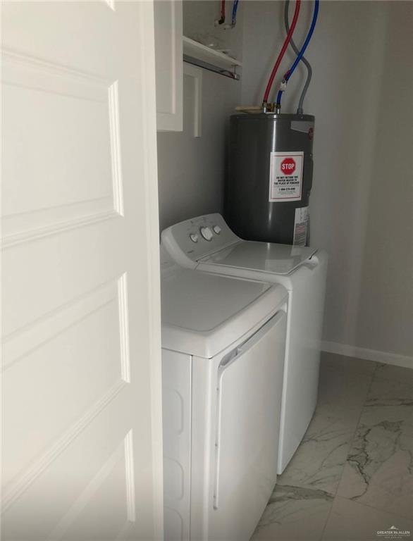 1411 South Flag Street, Unit 1 Pharr, TX 78577 - Photo 10 of 12 a utility room with dryer and washer